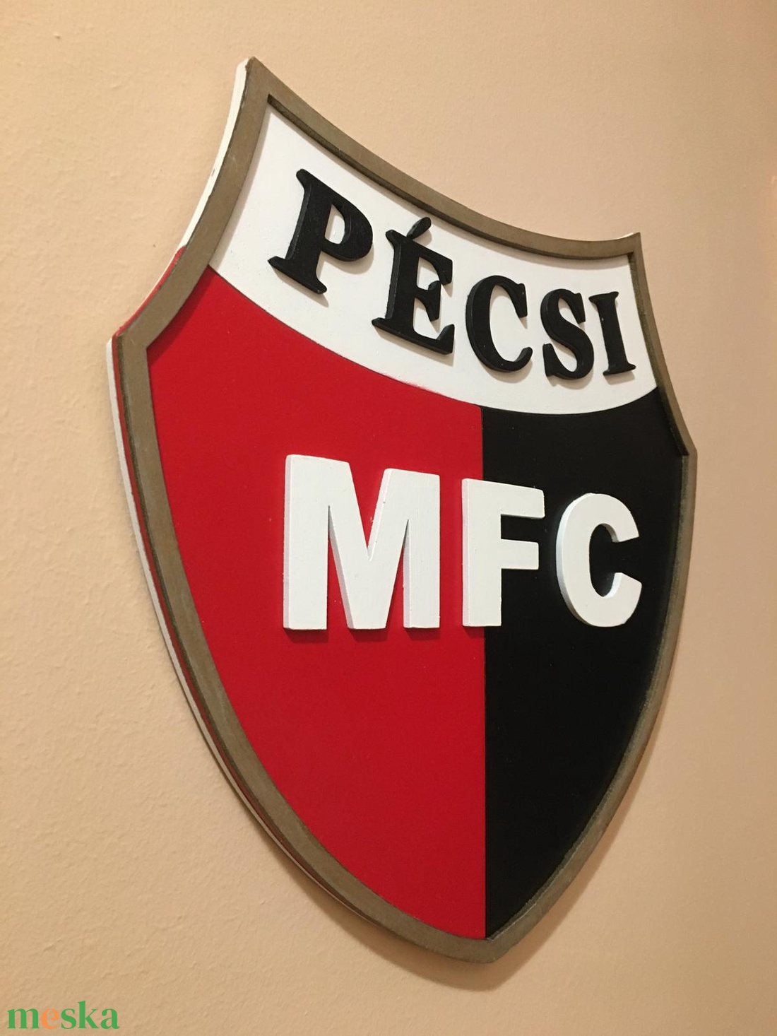 PMFC logo - otthon & életmód - dekoráció - kép & falikép - fából készült kép - Meska.hu