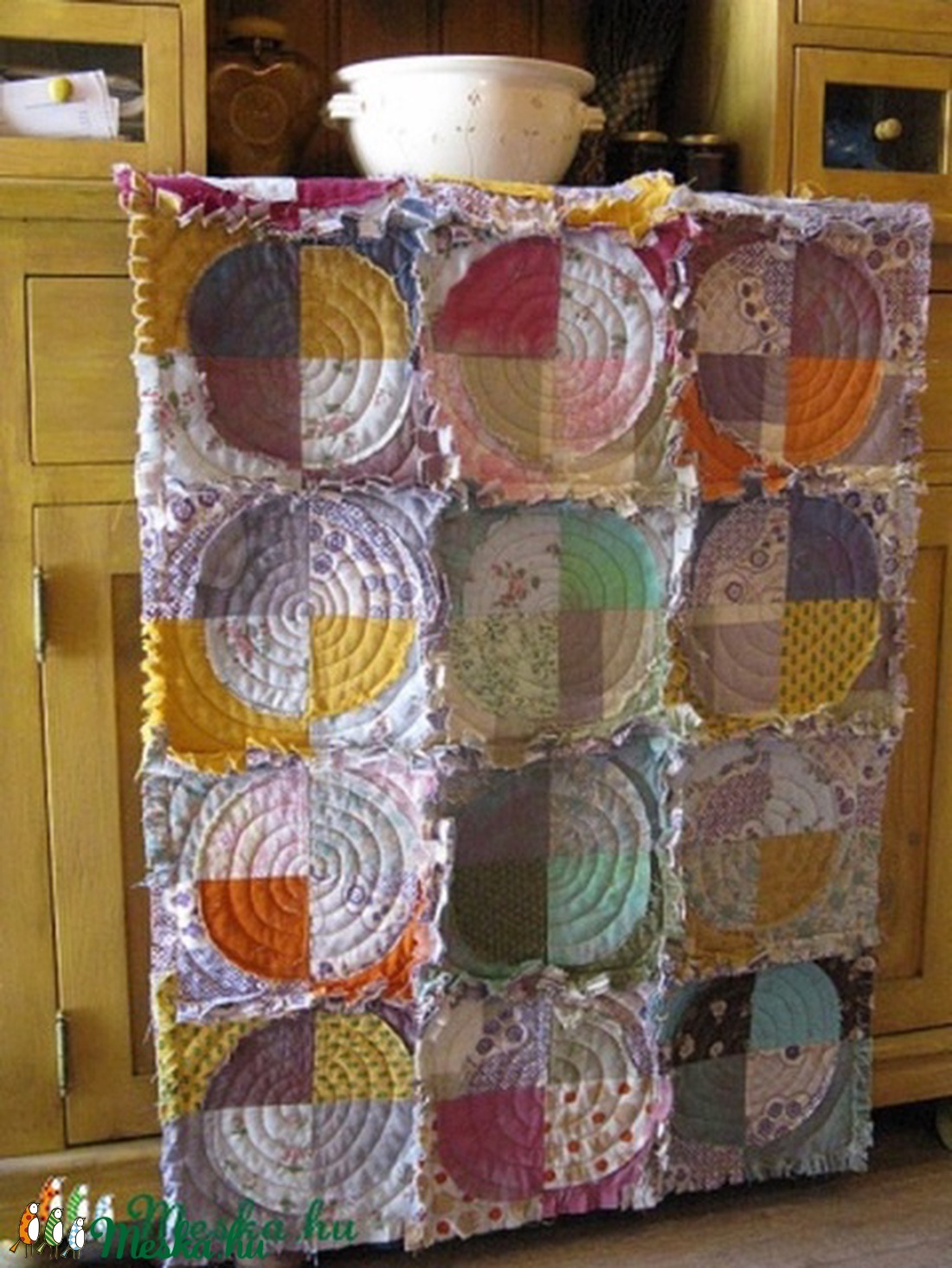Patchwork Rongyszőnyeg - - Meska.hu Patchwork Rongyszőnyeg - - Meska.hu