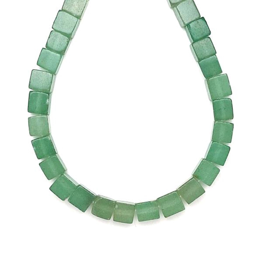 Aventurin kocka 6-7mm  ékszerkészítő alapanyag (füzér) - kellékek & szerszámok - ásvány alapanyag - ásványfüzér - Meska.hu