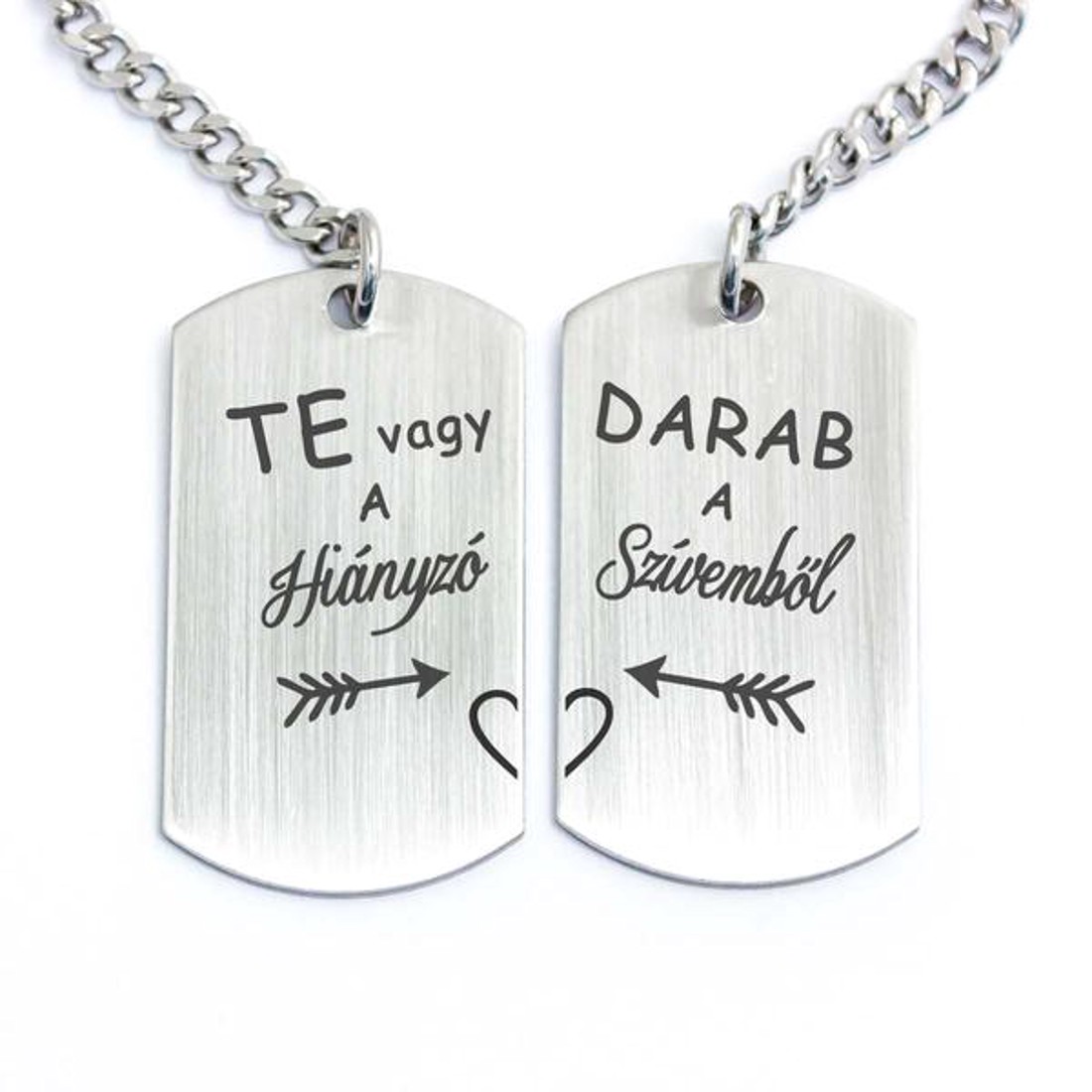 Te vagy a hiányzó acél medálos páros kulcstartó - táska & tok - kulcstartó & táskadísz - kulcstartó - Meska.hu Te vagy a hiányzó acél medálos páros kulcstartó - táska & tok - kulcstartó & táskadísz - kulcstartó - Meska.hu