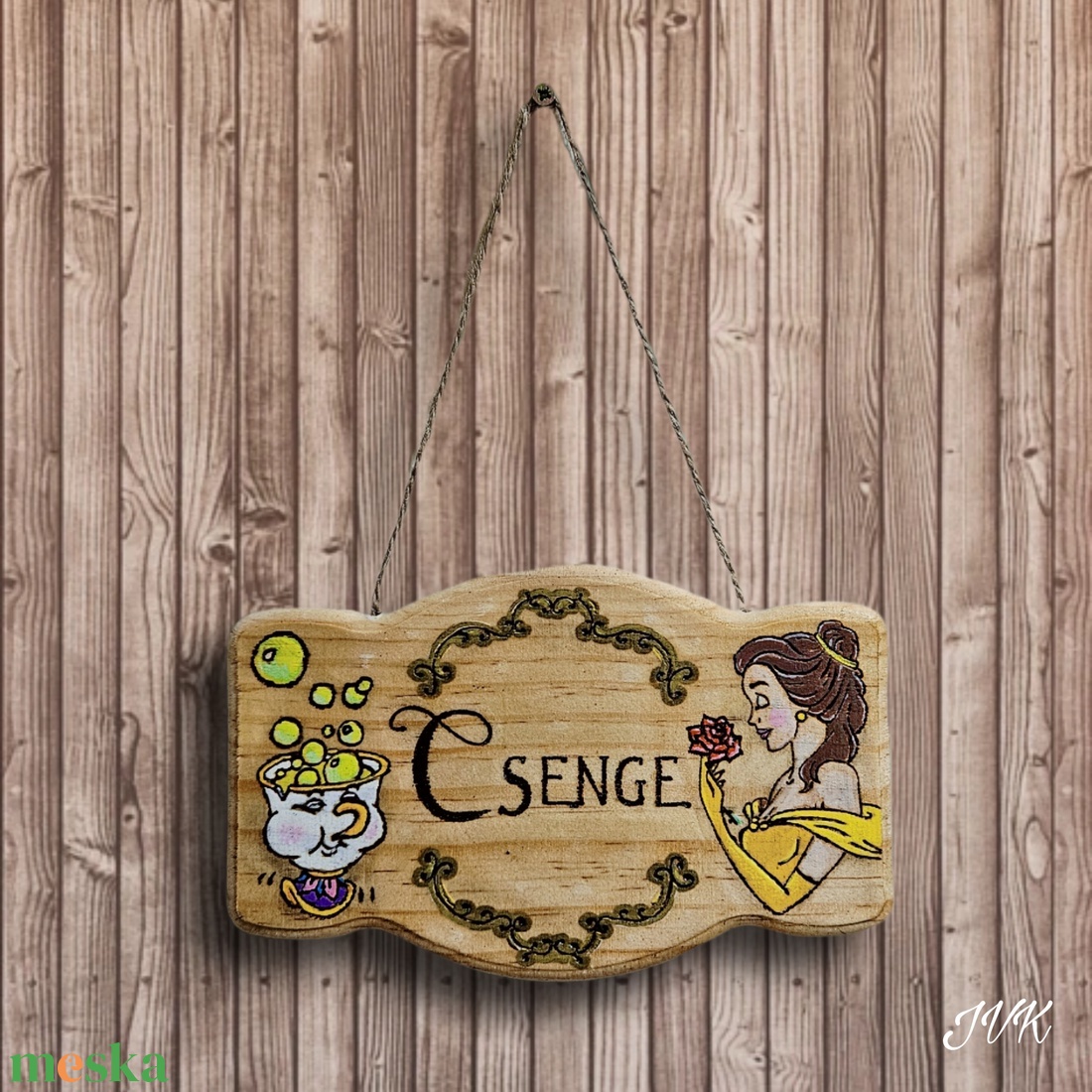 Mesefigurás névtábla - otthon & életmód - babaszoba, gyerekszoba - gyerek névtábla - Meska.hu