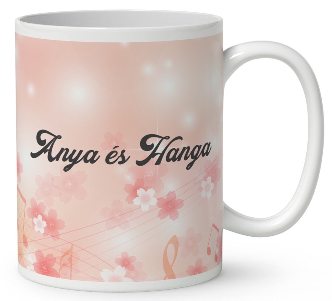 Kérd a neveddel - Kalapos Anya és lánya mintás bögre - otthon & életmód - konyhafelszerelés, tálalás - tálalás - bögre & csésze - Meska.hu