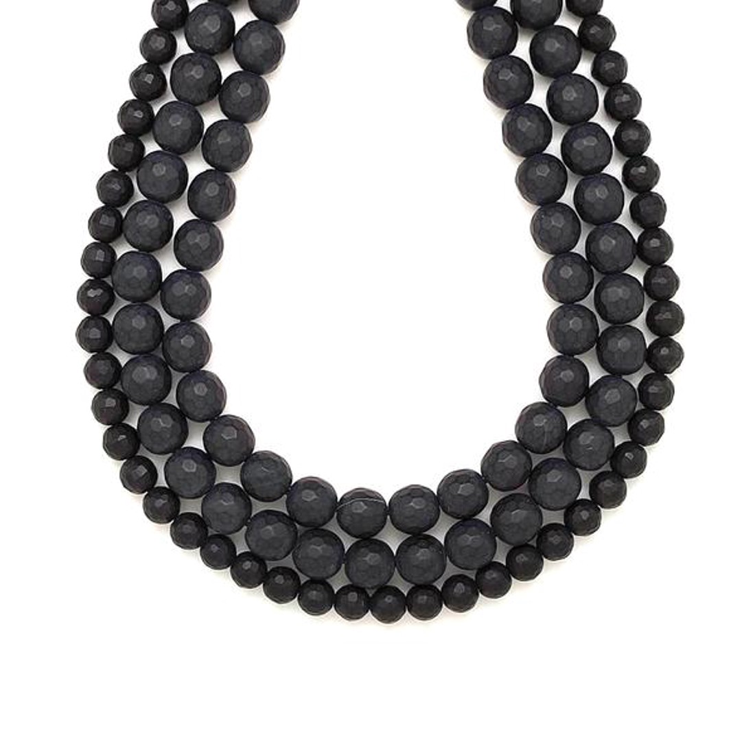 Onix hatszög fazettált matt golyó 6mm  ékszerkészítő alapanyag (füzér) - kellékek & szerszámok - ásvány alapanyag - ásványfüzér - Meska.hu