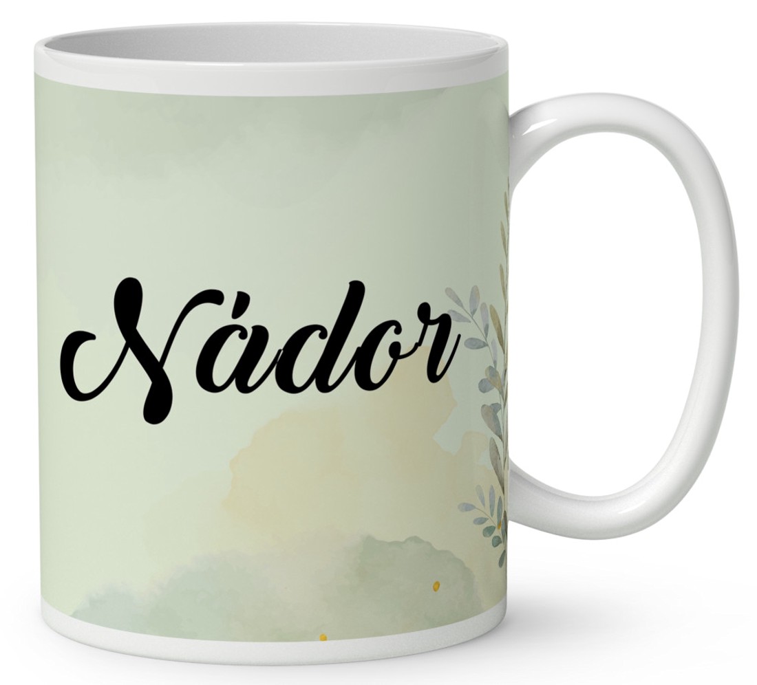 Névvel kérhető - Kuvasz portré mintás bögre - otthon & életmód - konyhafelszerelés, tálalás - tálalás - bögre & csésze - Meska.hu