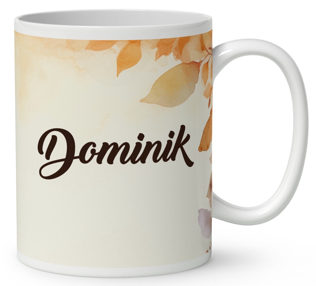 Névvel kérhető - Őszi manó és a tök mintás bögre - otthon & életmód - konyhafelszerelés, tálalás - tálalás - bögre & csésze - Meska.hu