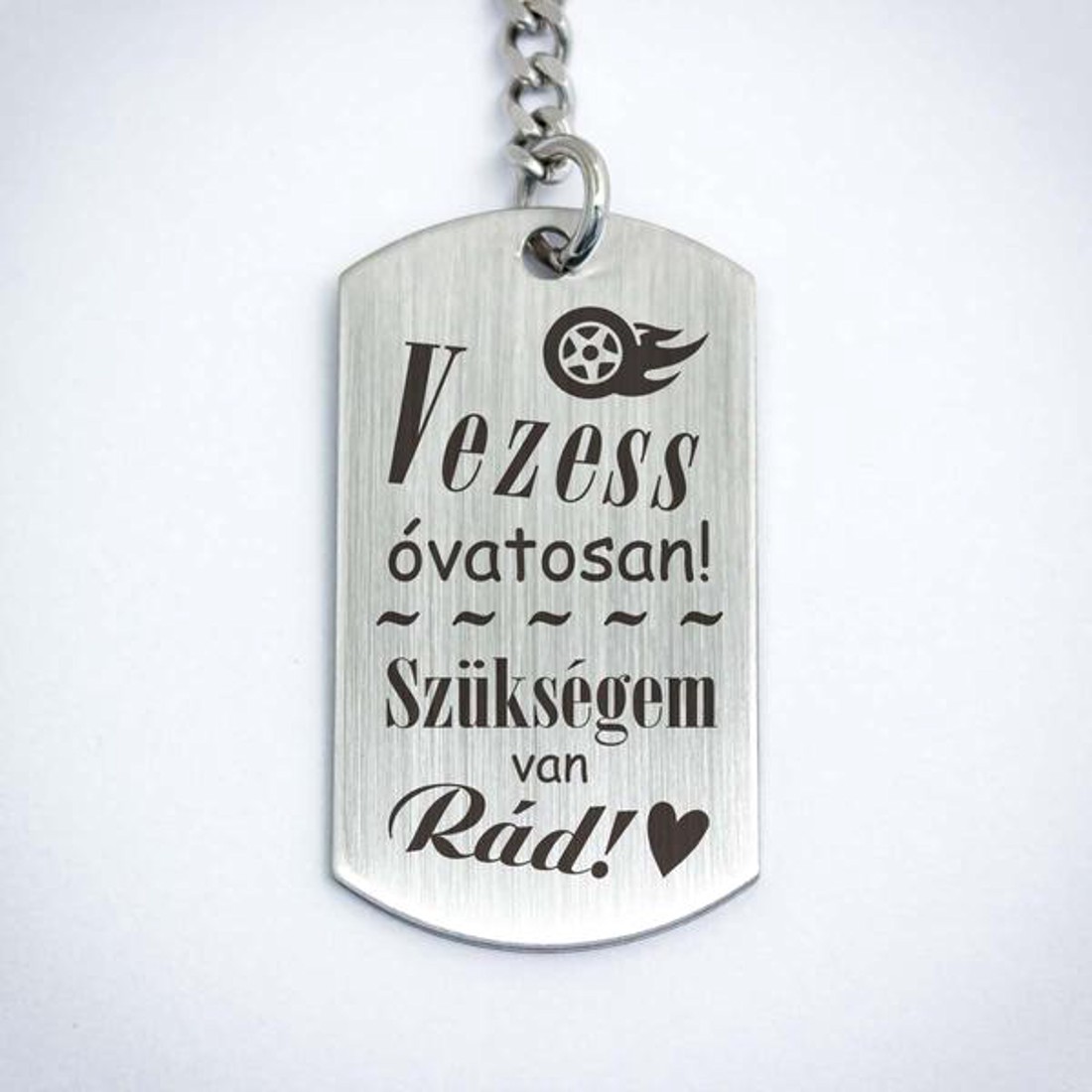 Vezess óvatosan acél medálos kulcstartó - táska & tok - kulcstartó & táskadísz - kulcstartó - Meska.hu Vezess óvatosan acél medálos kulcstartó - táska & tok - kulcstartó & táskadísz - kulcstartó - Meska.hu