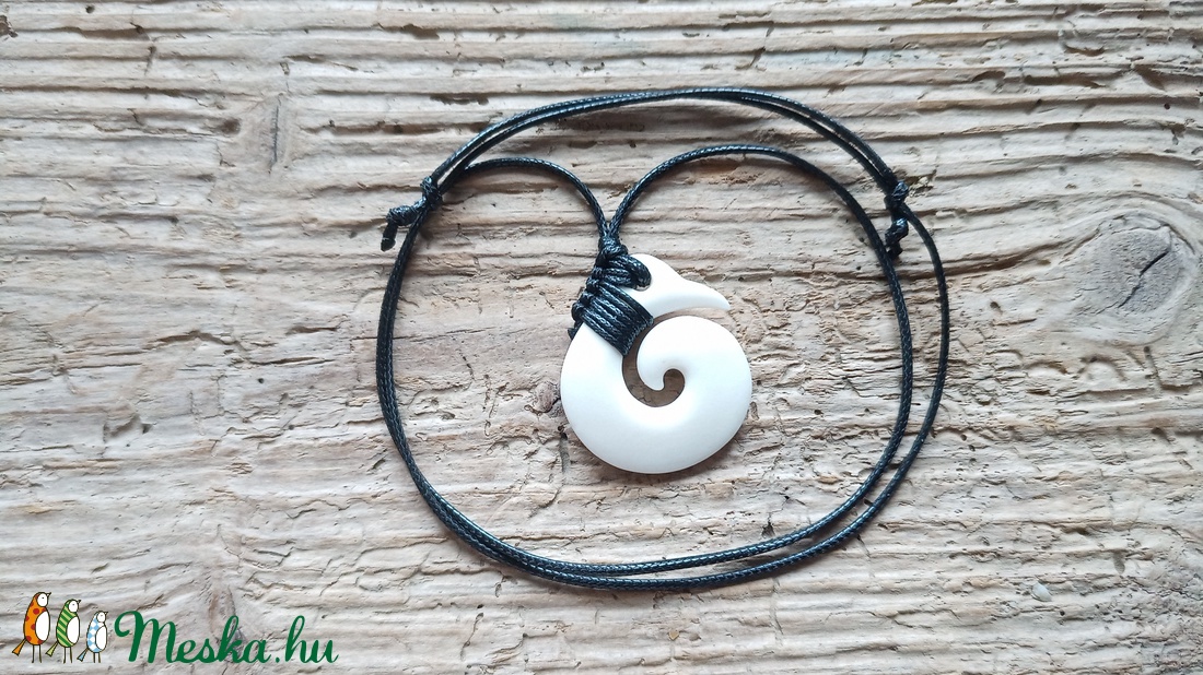 koru (spirál)  - ékszer - nyaklánc - medál - Meska.hu
