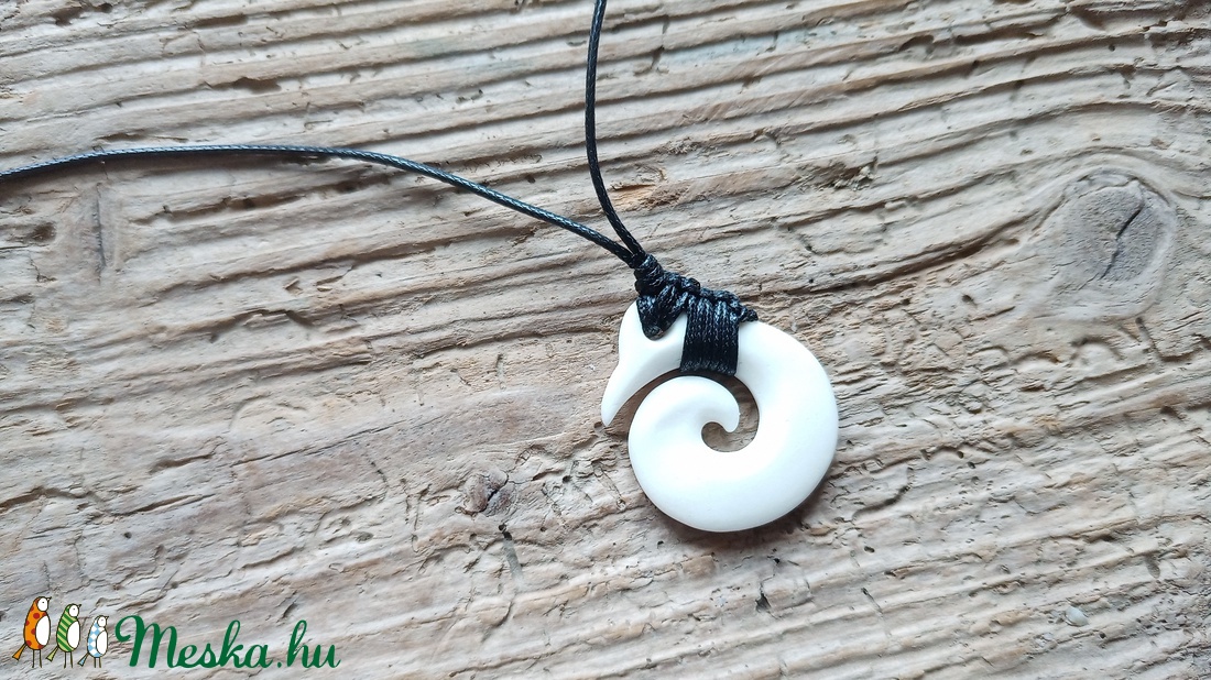 koru (spirál)  - ékszer - nyaklánc - medál - Meska.hu