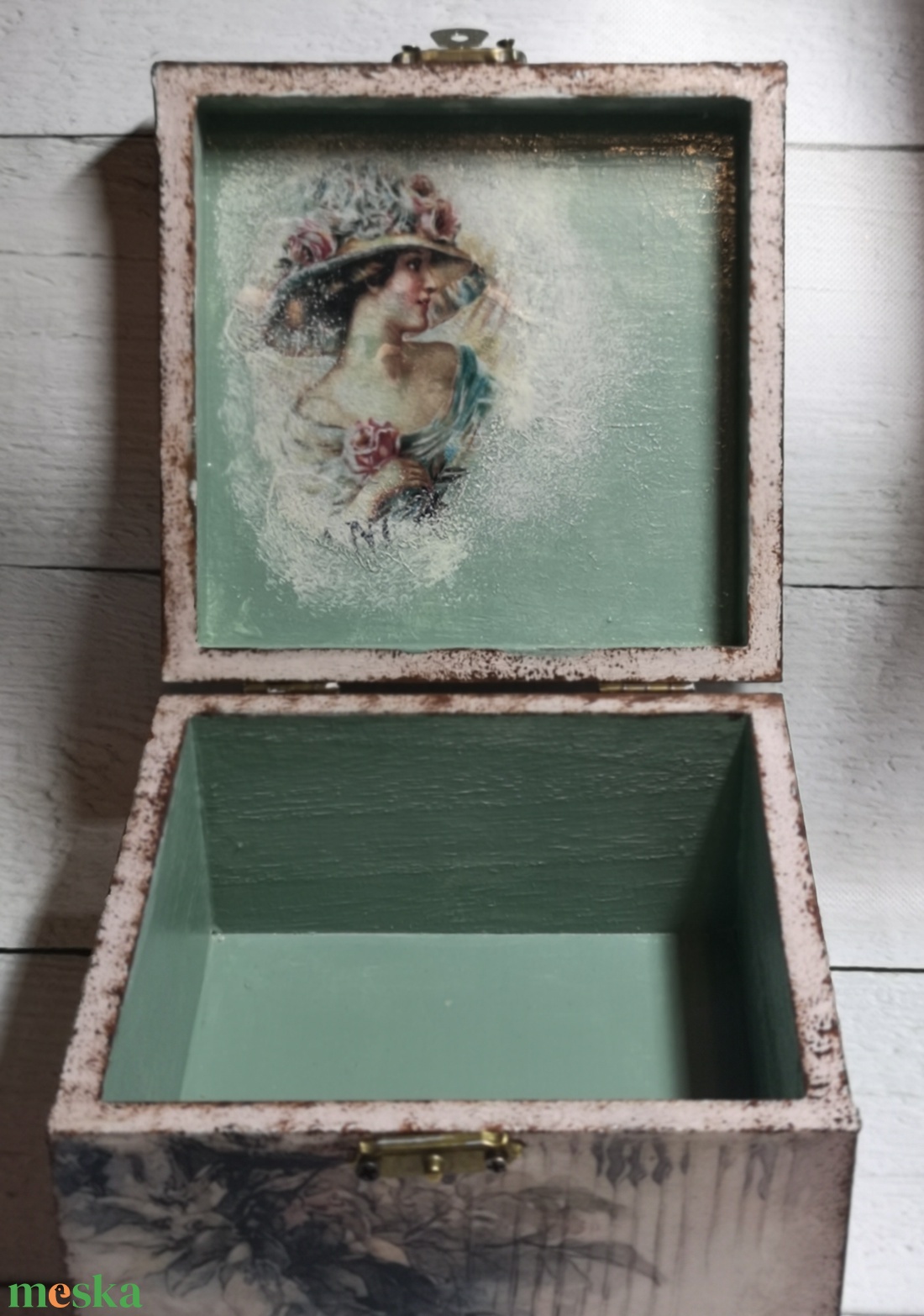 Madárkás fadoboz - kellékek & szerszámok - hobby fa alapanyag - doboz - Meska.hu