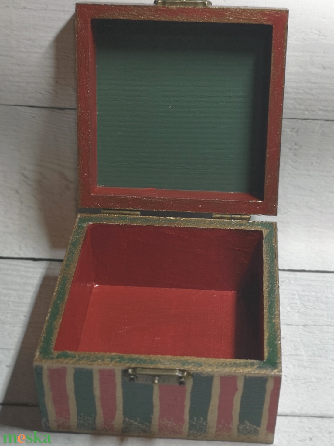 Karácsonyi fadoboz - otthon & életmód - tárolás & rendszerezés - doboz - Meska.hu