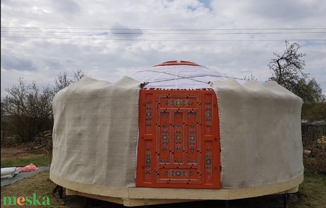 Új szigetelt Mongol Jurta 6 méter AKCIÓBAN! - otthon & életmód - ház & kert - kerti ház és szaletli - Meska.hu