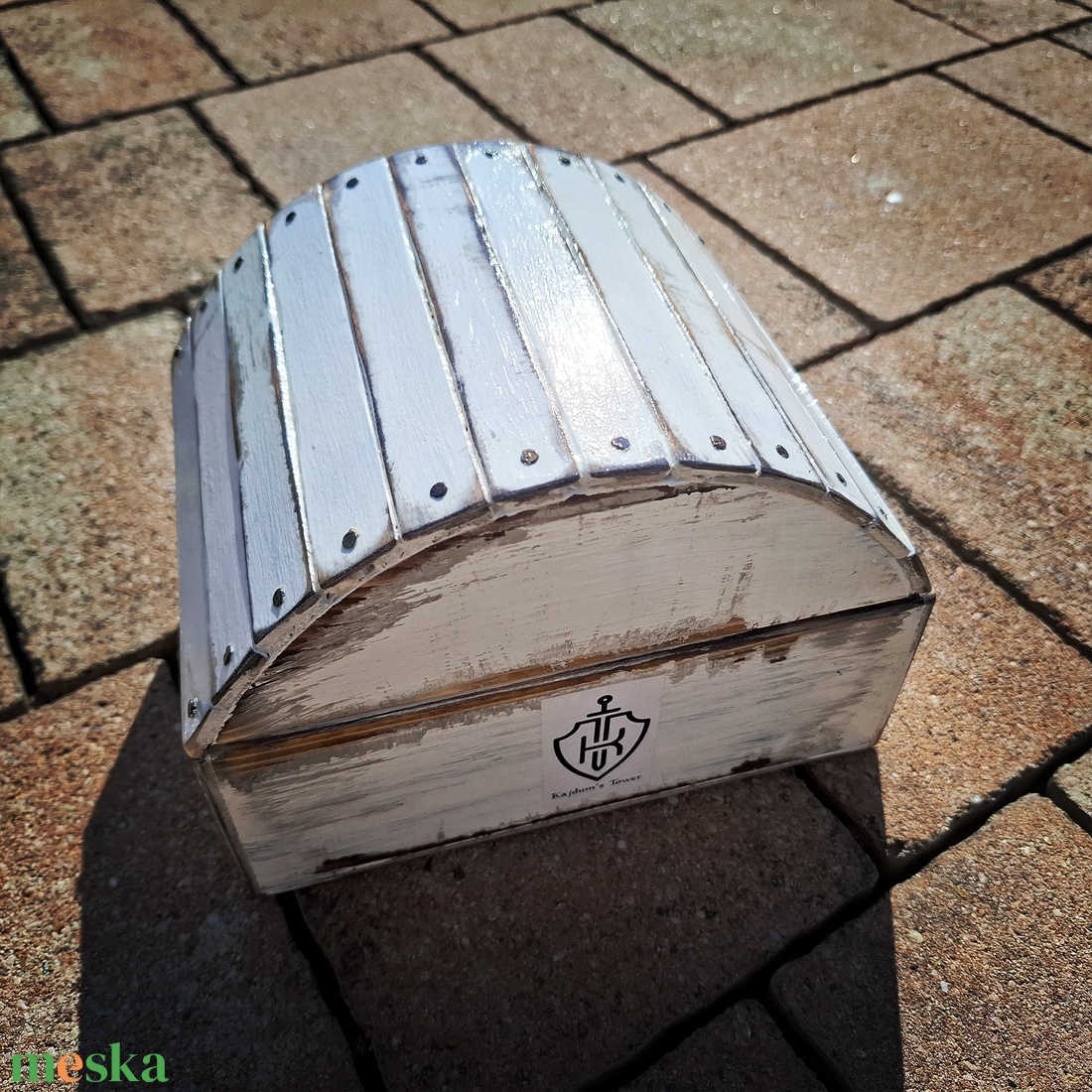 White Chest - Fehér kincsesláda - otthon & életmód - tárolás & rendszerezés - doboz - Meska.hu
