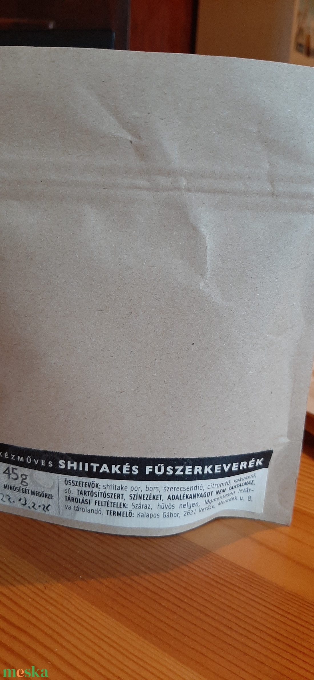 Shiitakés fűszerkeverék 45 g - élelmiszer - gasztro ajándékcsomag - Meska.hu Shiitakés fűszerkeverék 45 g - élelmiszer - gasztro ajándékcsomag - Meska.hu