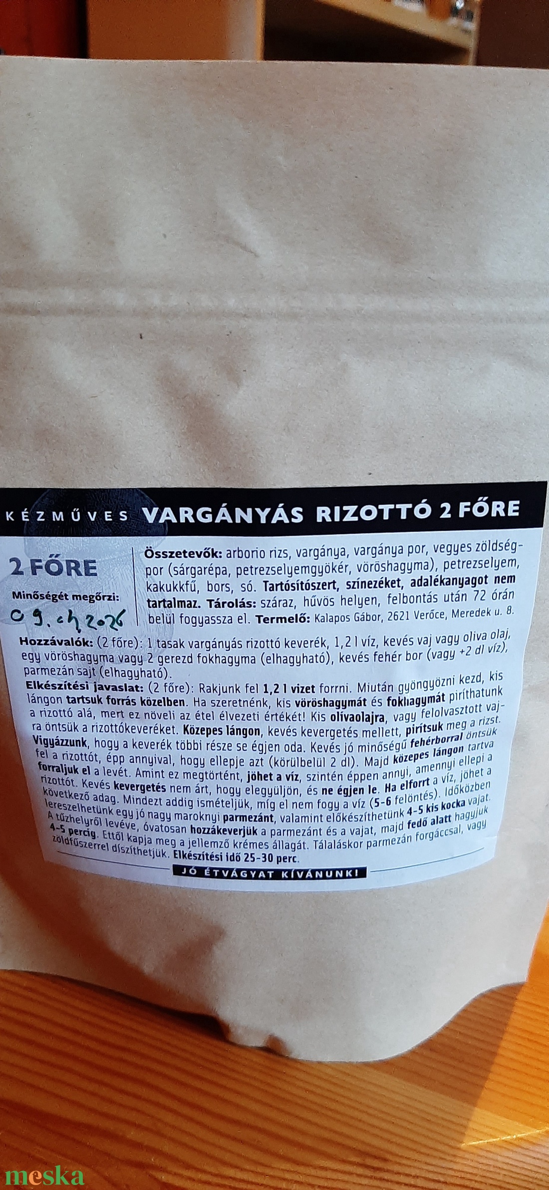 Vargányás rizottó 2 fő - élelmiszer - gasztro ajándékcsomag - Meska.hu Vargányás rizottó 2 fő - élelmiszer - gasztro ajándékcsomag - Meska.hu