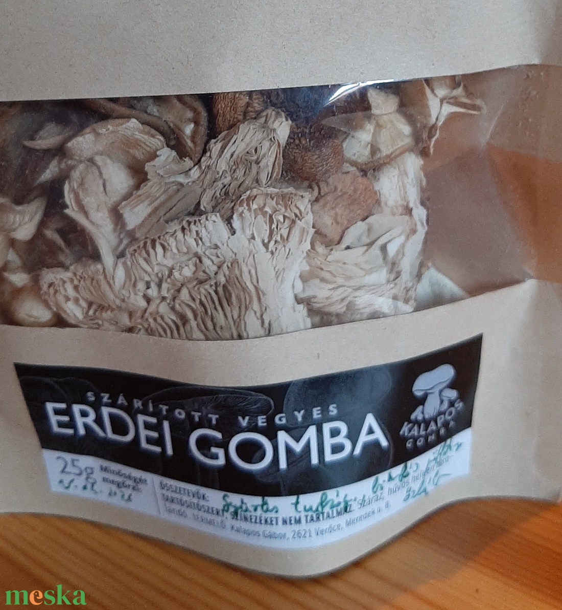 Szárított vegyes erdei gomba 25g - élelmiszer - gasztro ajándékcsomag - Meska.hu