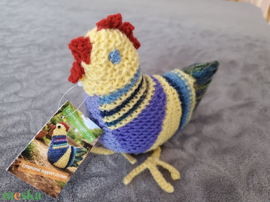 Érzelmi támogató csirke - játék & sport - plüssállat & játékfigura - plüss mesefigurák - Meska.hu