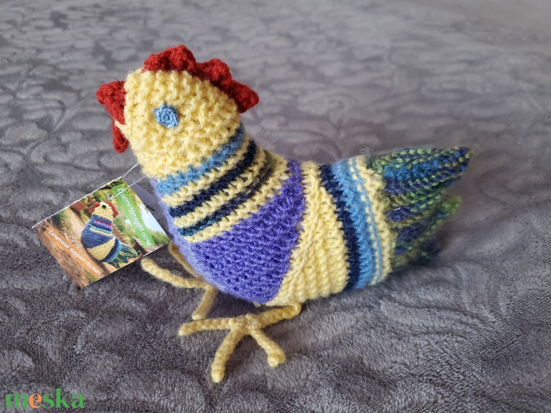 Érzelmi támogató csirke - játék & sport - plüssállat & játékfigura - plüss mesefigurák - Meska.hu