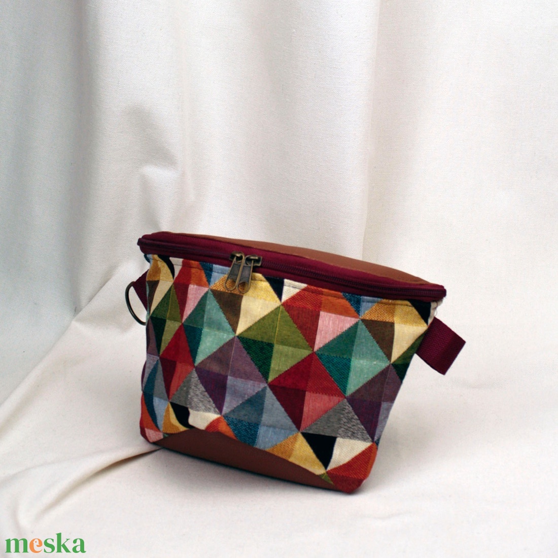 Övtáska modern színes mintával - táska & tok - övtáska - Meska.hu