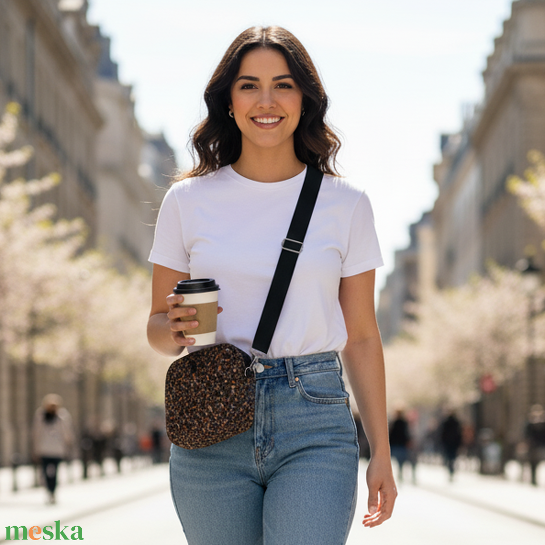 2 in 1 oldaltáska / övtáska / kistáska / barna aprómintás táska - táska & tok - variálható táska - Meska.hu