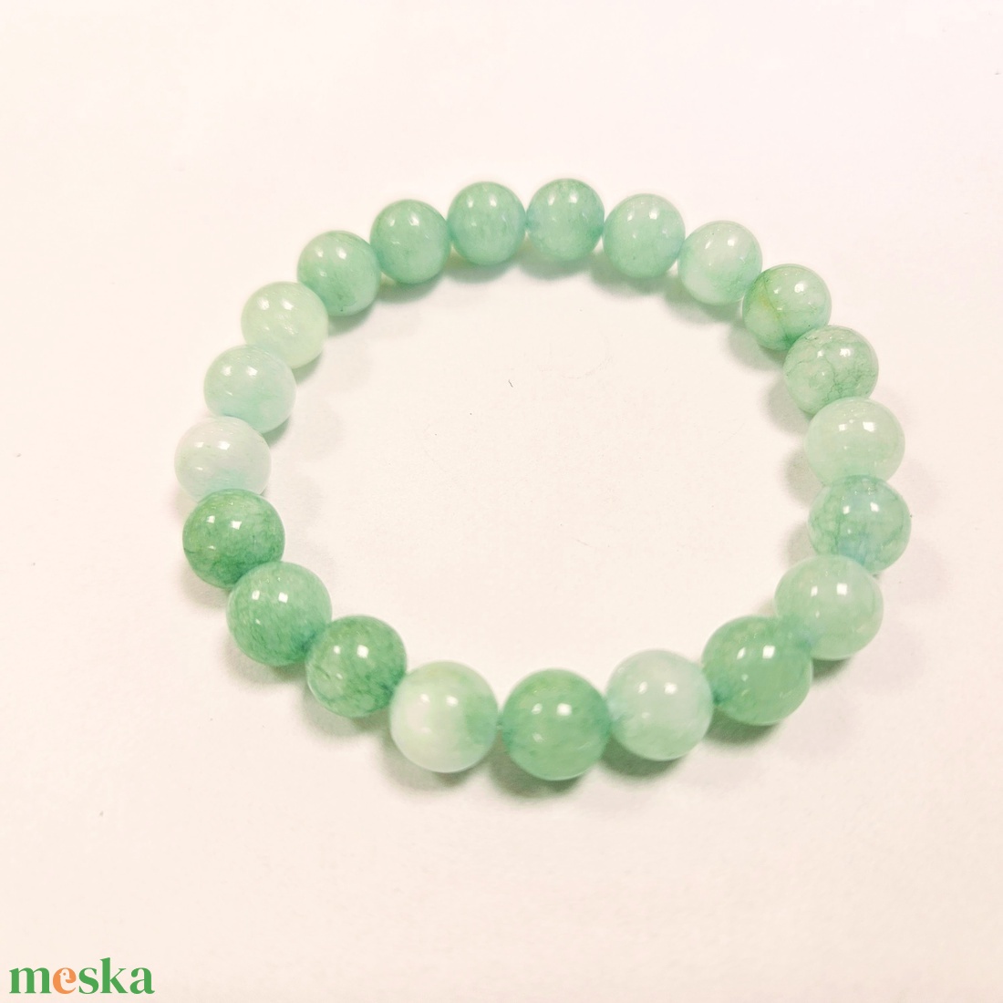 Pompás krizopráz bogyós karkötő gumis(8 mm) - ékszer - karkötő - bogyós karkötő - Meska.hu Pompás krizopráz bogyós karkötő gumis(8 mm) - ékszer - karkötő - bogyós karkötő - Meska.hu