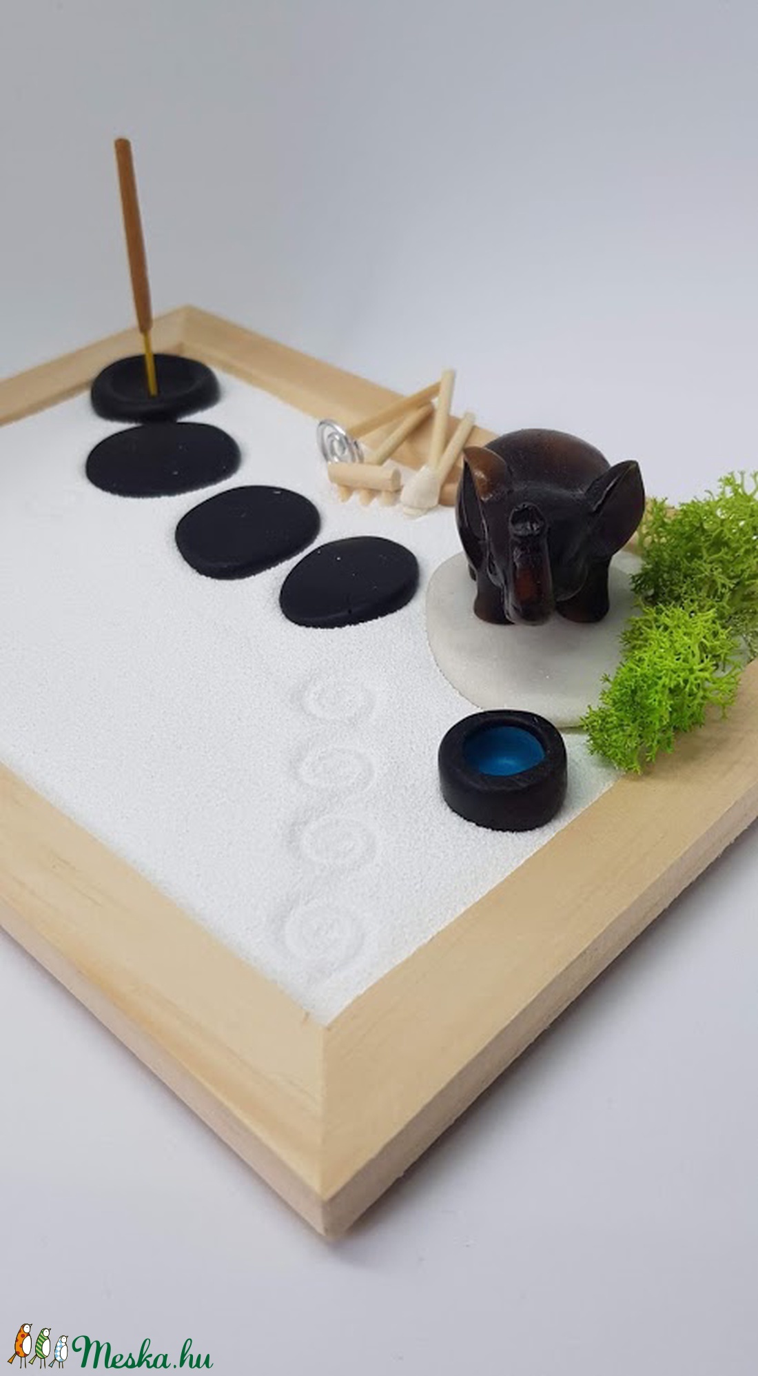 Zen kert - Elefánt füstölővel - diy (csináld magad) - egységcsomag - Meska.hu Zen kert - Elefánt füstölővel - diy (csináld magad) - egységcsomag - Meska.hu