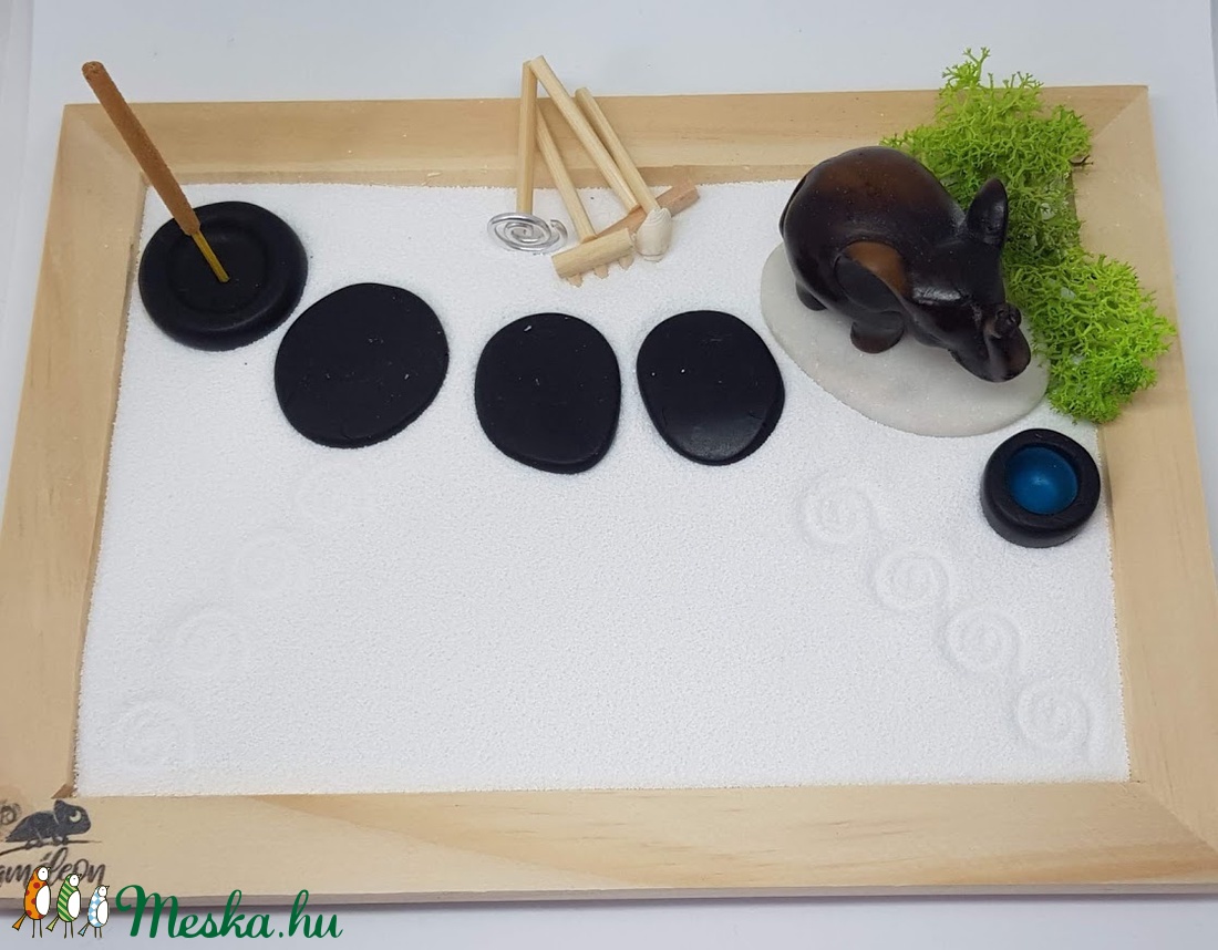 Zen kert - Elefánt füstölővel - diy (csináld magad) - egységcsomag - Meska.hu Zen kert - Elefánt füstölővel - diy (csináld magad) - egységcsomag - Meska.hu