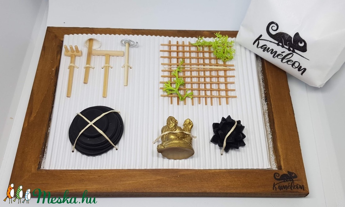 Zen kert - Buddhával, lótuszvirággal - diy (csináld magad) - egységcsomag - Meska.hu Zen kert - Buddhával, lótuszvirággal - diy (csináld magad) - egységcsomag - Meska.hu
