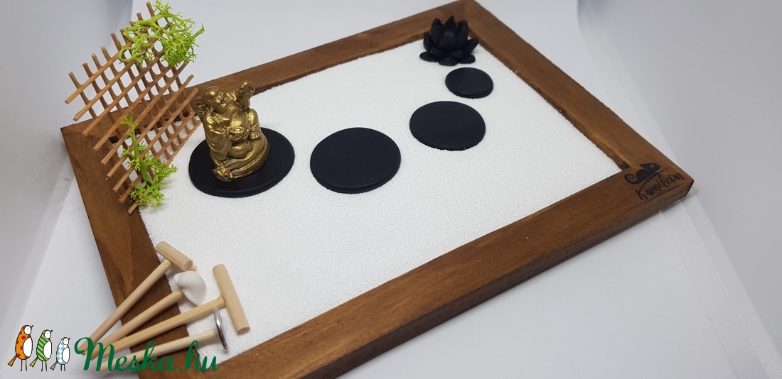 Zen kert - Buddhával, lótuszvirággal - diy (csináld magad) - egységcsomag - Meska.hu Zen kert - Buddhával, lótuszvirággal - diy (csináld magad) - egységcsomag - Meska.hu