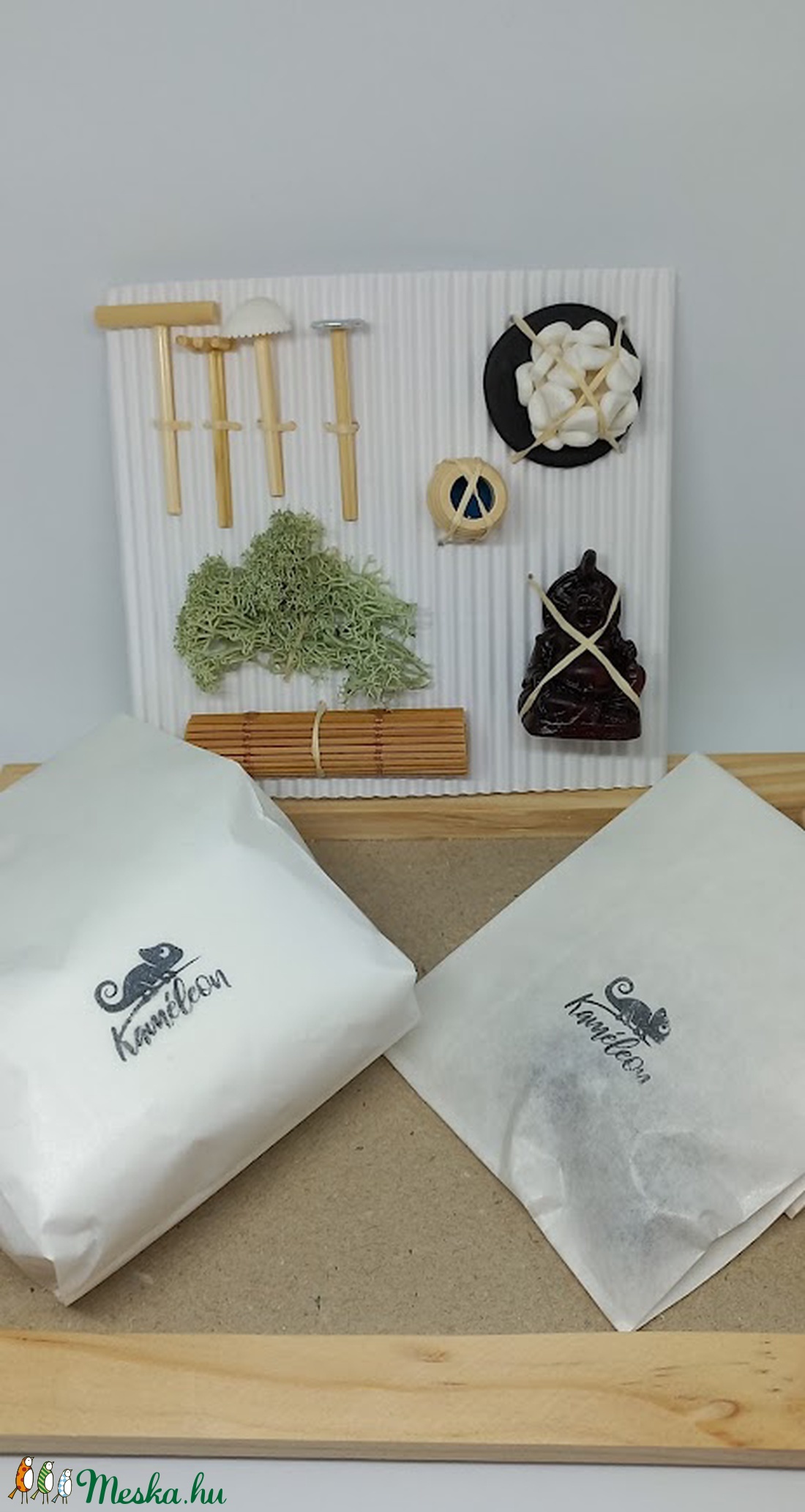 Zen kert - Buddhával és lótuszvirággal - diy (csináld magad) - egységcsomag - Meska.hu