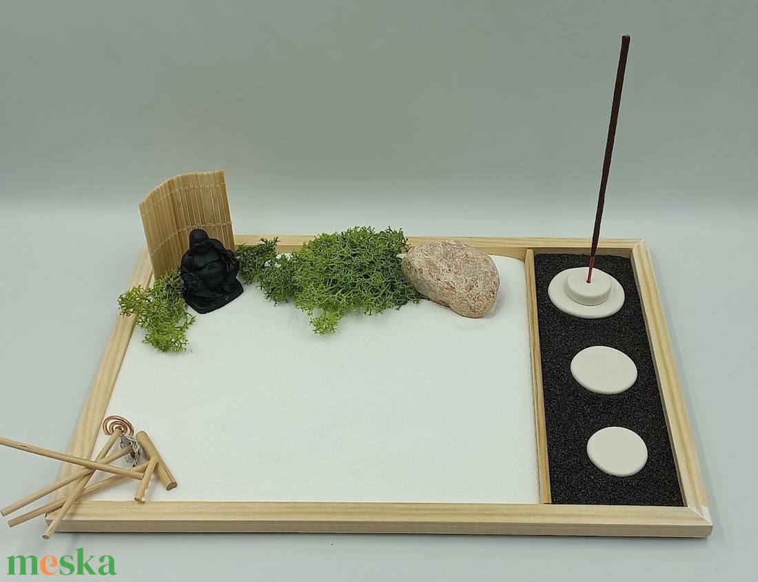 Zen kert - Buddhával és füstölővel Kata részére - diy (csináld magad) - egységcsomag - Meska.hu