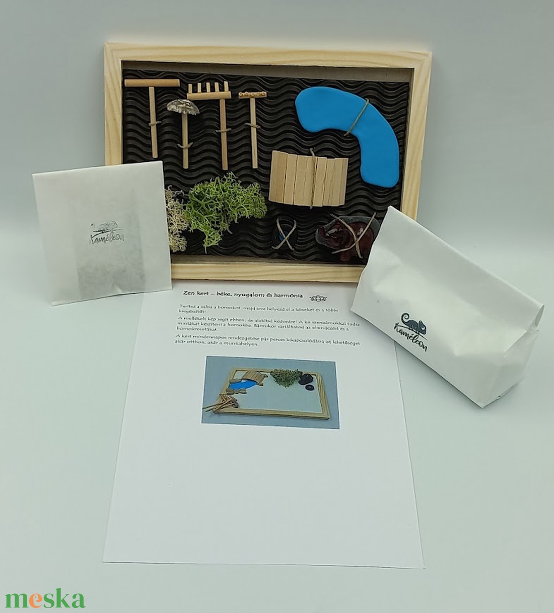 Japán kert (kis) - elefánttal és patakkal - diy (csináld magad) - egységcsomag - Meska.hu