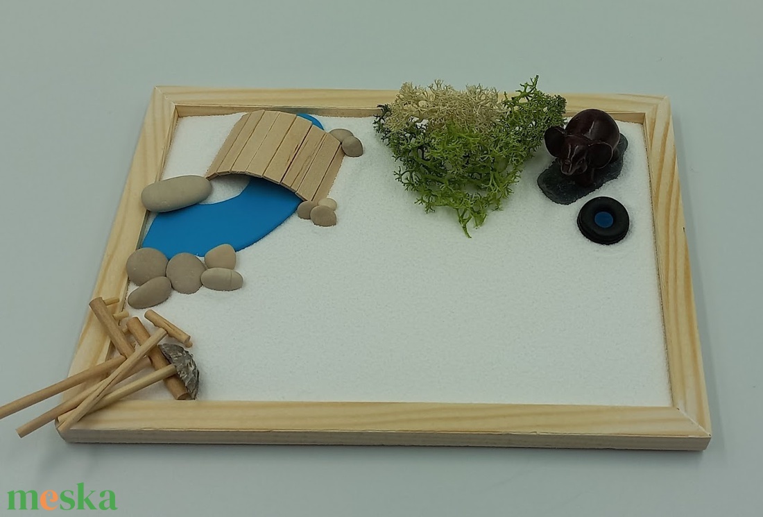 Japán kert (kis) - elefánttal és patakkal - diy (csináld magad) - egységcsomag - Meska.hu