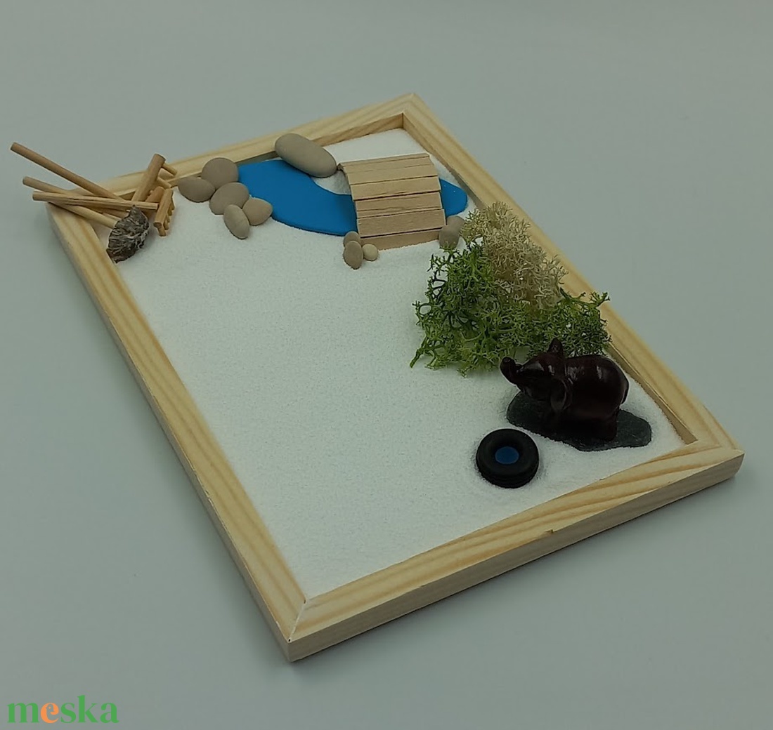 Japán kert (kis) - elefánttal és patakkal - diy (csináld magad) - egységcsomag - Meska.hu