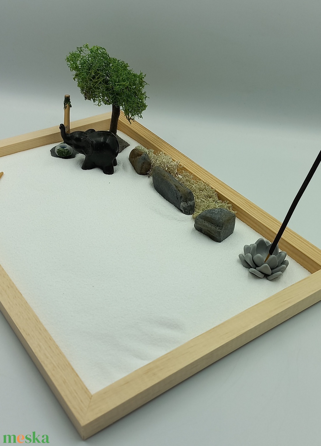 Japán kert (nagy)- füstölővel, elefánttal, fával és csobogóval - diy (csináld magad) - egységcsomag - Meska.hu Japán kert (nagy)- füstölővel, elefánttal, fával és csobogóval - diy (csináld magad) - egységcsomag - Meska.hu