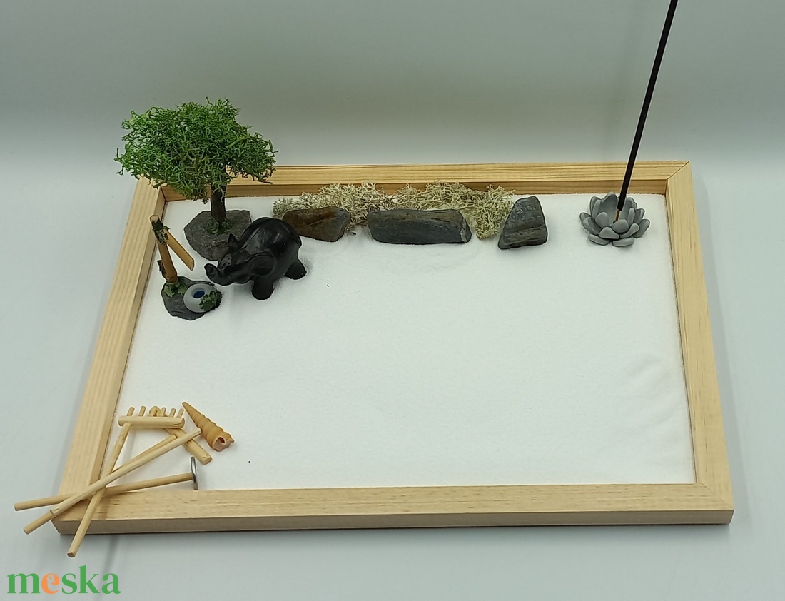 Japán kert (nagy)- füstölővel, elefánttal, fával és csobogóval - diy (csináld magad) - egységcsomag - Meska.hu Japán kert (nagy)- füstölővel, elefánttal, fával és csobogóval - diy (csináld magad) - egységcsomag - Meska.hu