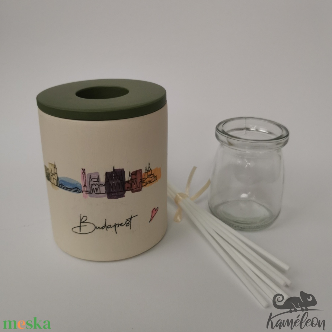 Budapest - pálcás lakásparfüm - otthon & életmód - gyertya, illat, aroma - párologtató - Meska.hu
