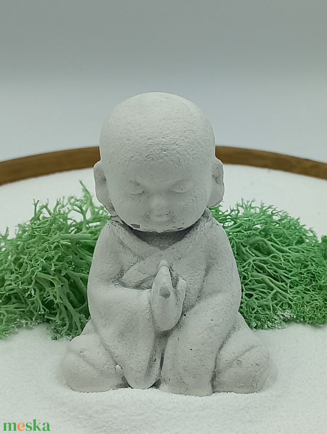 Japánkert kiegészítő - ülő Buddha szobor II. - diy (csináld magad) - egységcsomag - Meska.hu