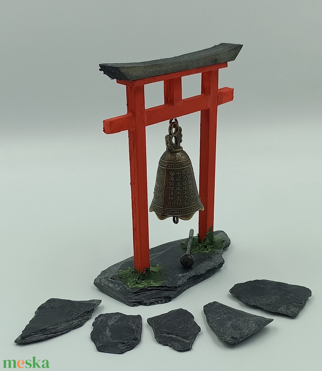 Japánkert kiegészítő - Torii kapu haranggal - diy (csináld magad) - egységcsomag - Meska.hu Japánkert kiegészítő - Torii kapu haranggal - diy (csináld magad) - egységcsomag - Meska.hu
