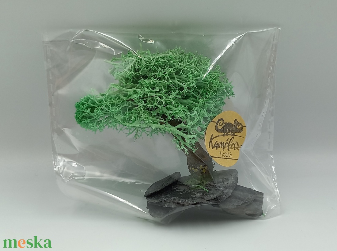 Japánkert kiegészítő - zöld lombú fa II. - otthon & életmód - dekoráció - asztal és polc dekoráció - bonsai - Meska.hu