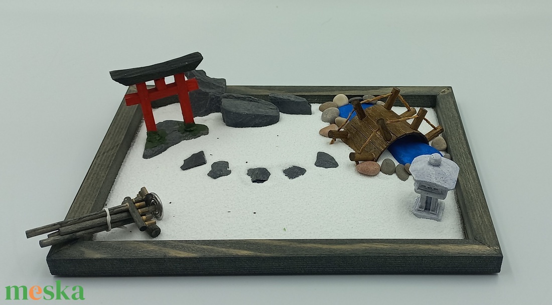 Japánkert (kicsi)- torii kapuval, híddal és kőlámpással - diy (csináld magad) - egységcsomag - Meska.hu Japánkert (kicsi)- torii kapuval, híddal és kőlámpással - diy (csináld magad) - egységcsomag - Meska.hu