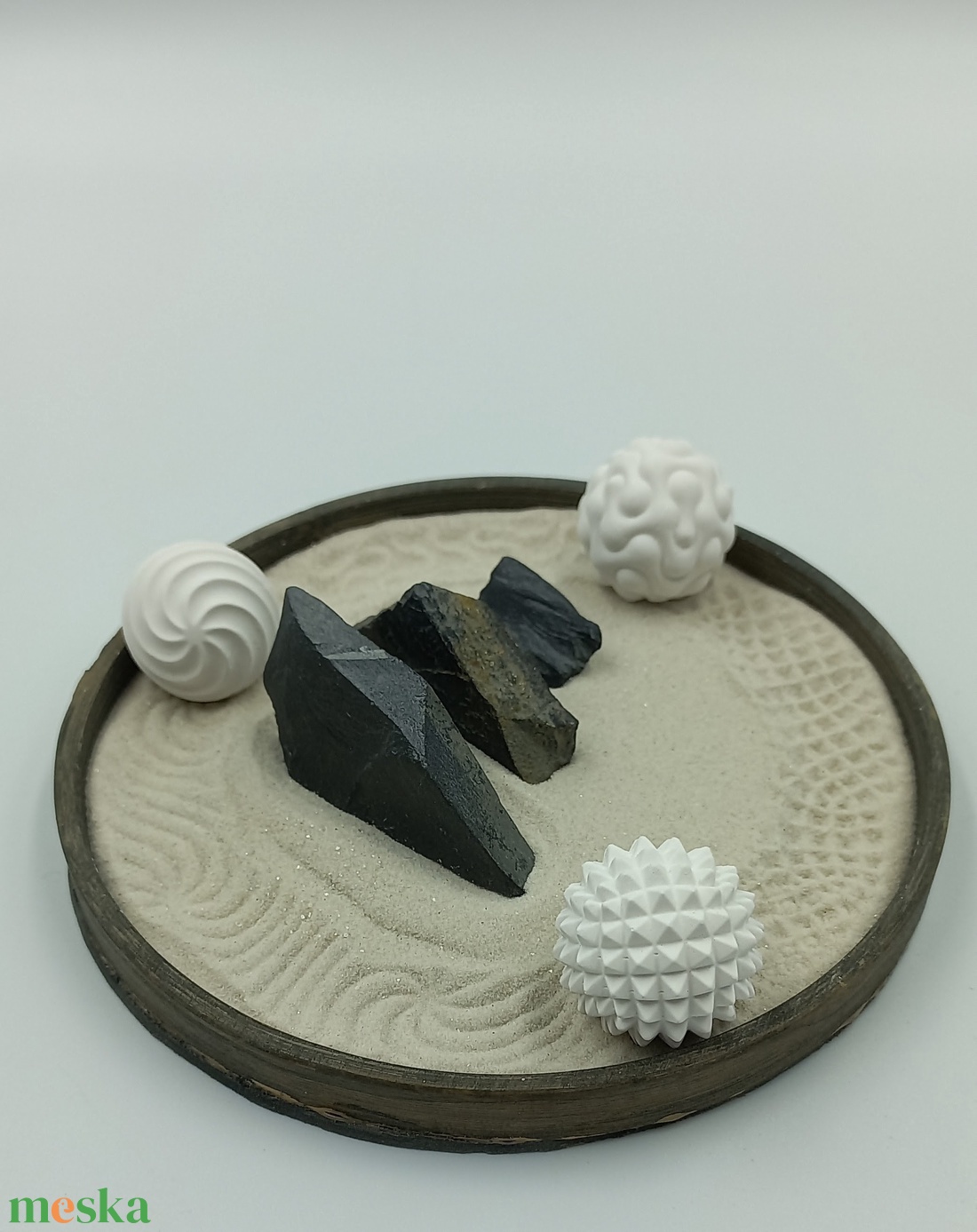 Mini zenkert - otthon & életmód - dekoráció - asztal és polc dekoráció - kavics & kő - Meska.hu