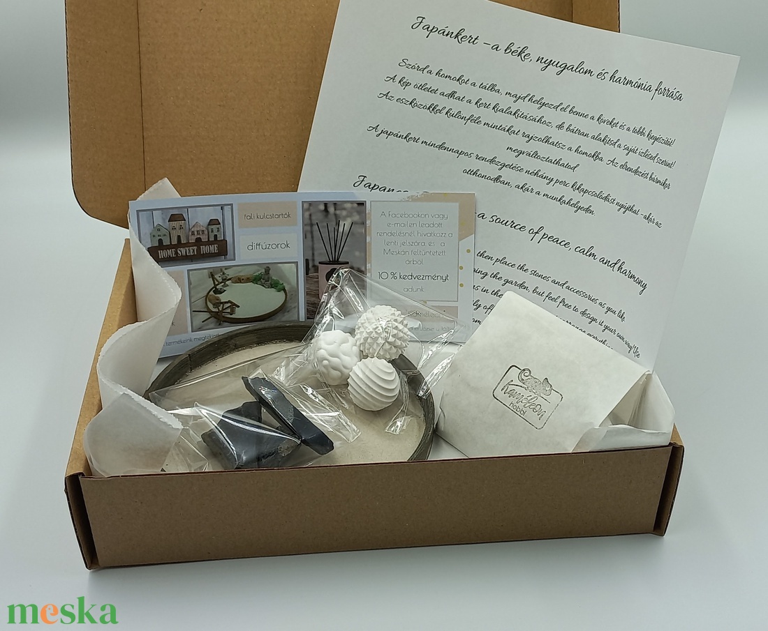 Mini zenkert - otthon & életmód - dekoráció - asztal és polc dekoráció - kavics & kő - Meska.hu