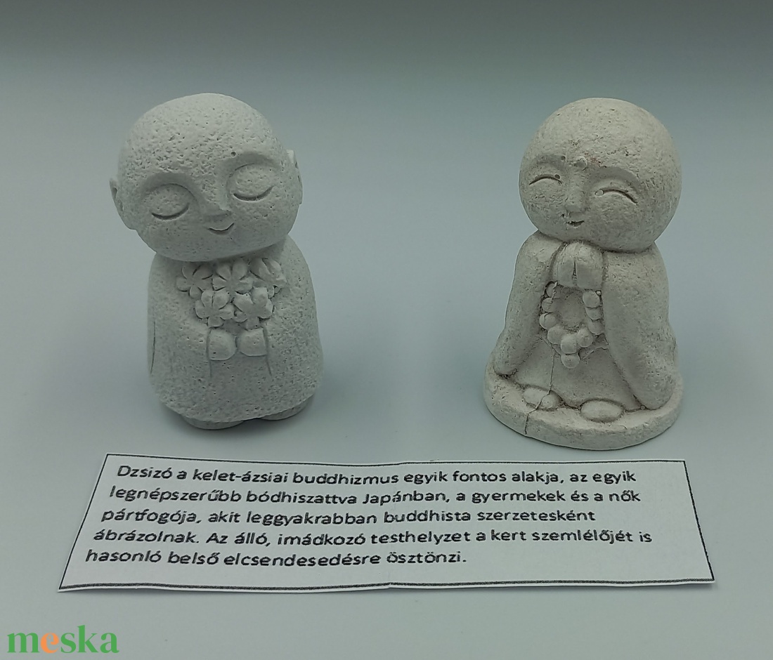 Dzsizó szobor - Japánkert kiegészítő - otthon & életmód - dekoráció - asztal és polc dekoráció - japánkert - Meska.hu