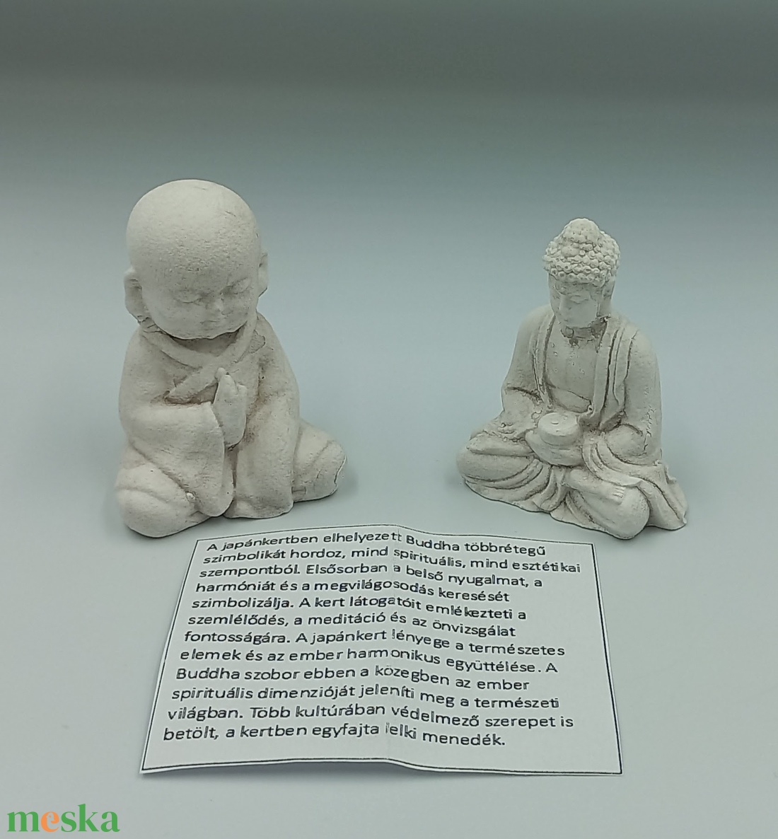 Buddha szobor - Japánkert kiegészítő  - otthon & életmód - dekoráció - asztal és polc dekoráció - japánkert - Meska.hu