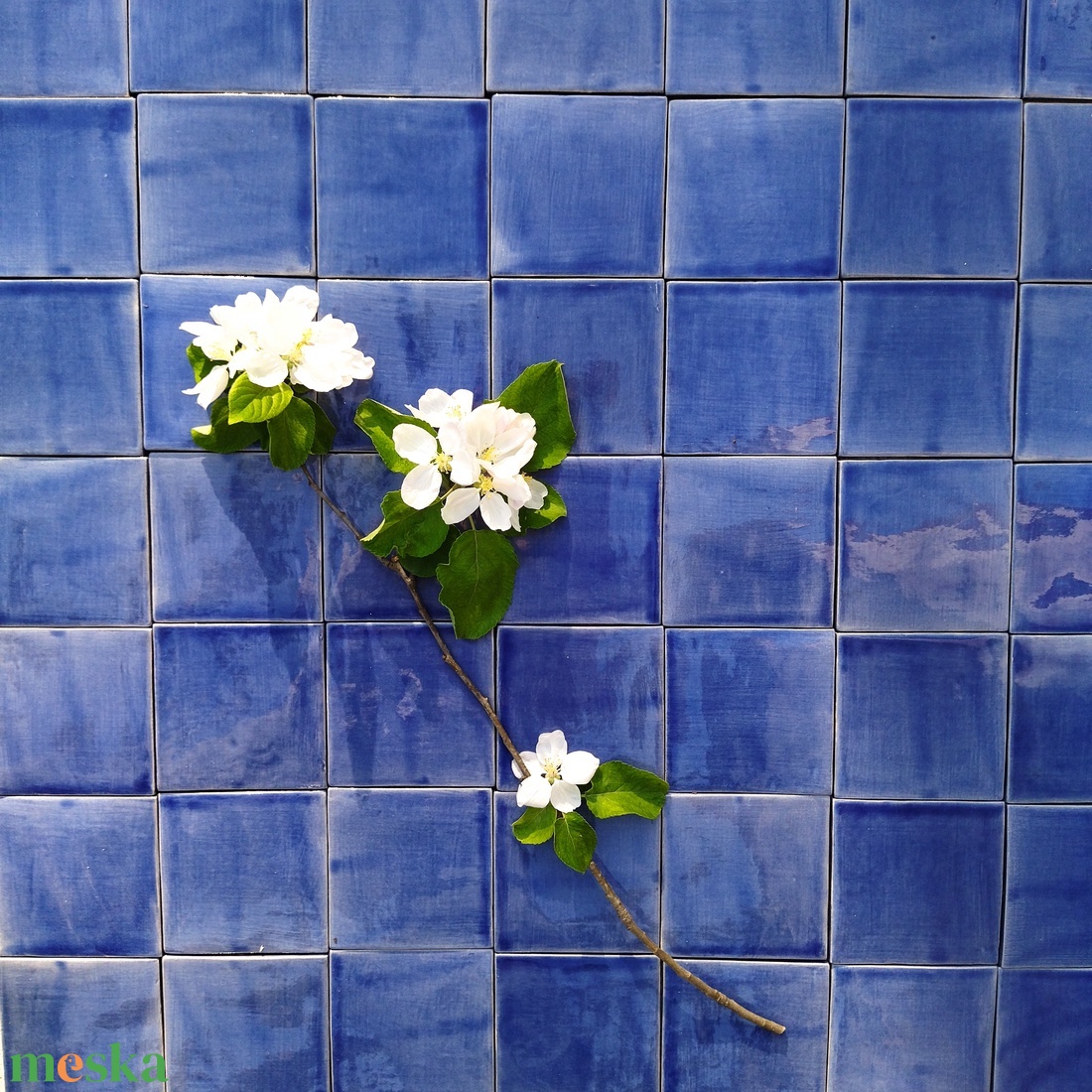 Egyszínű kézműves csempék - otthon & életmód - dekoráció - fali és függő dekoráció - csempe - Meska.hu