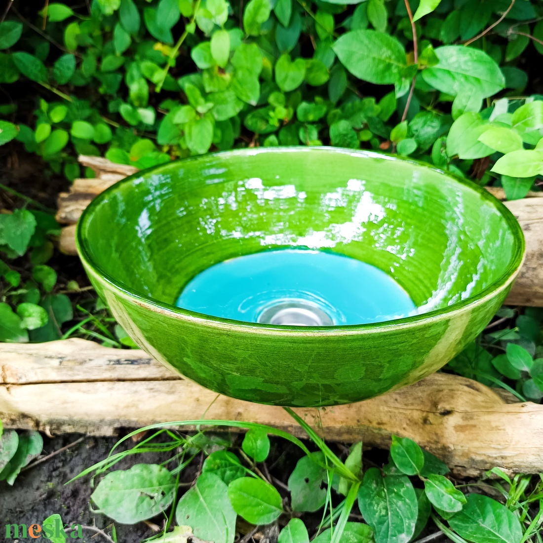 Kerámia mosdótál - otthon & életmód - fürdőszoba - mosdótál - Meska.hu