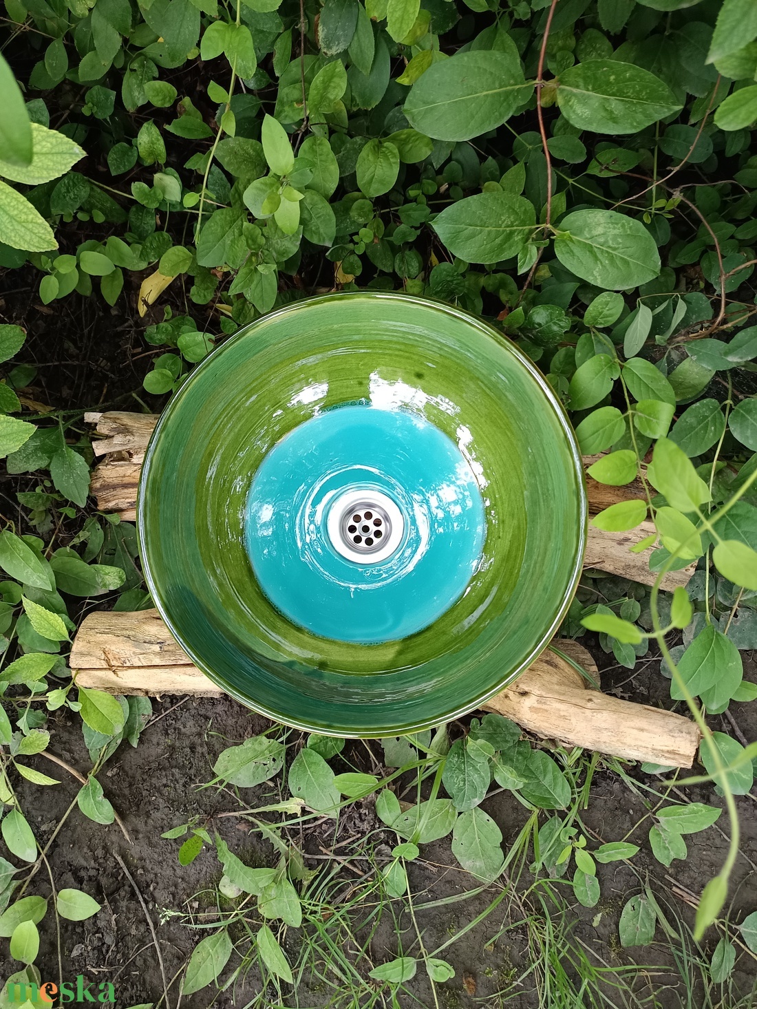 Kerámia mosdótál - otthon & életmód - fürdőszoba - mosdótál - Meska.hu