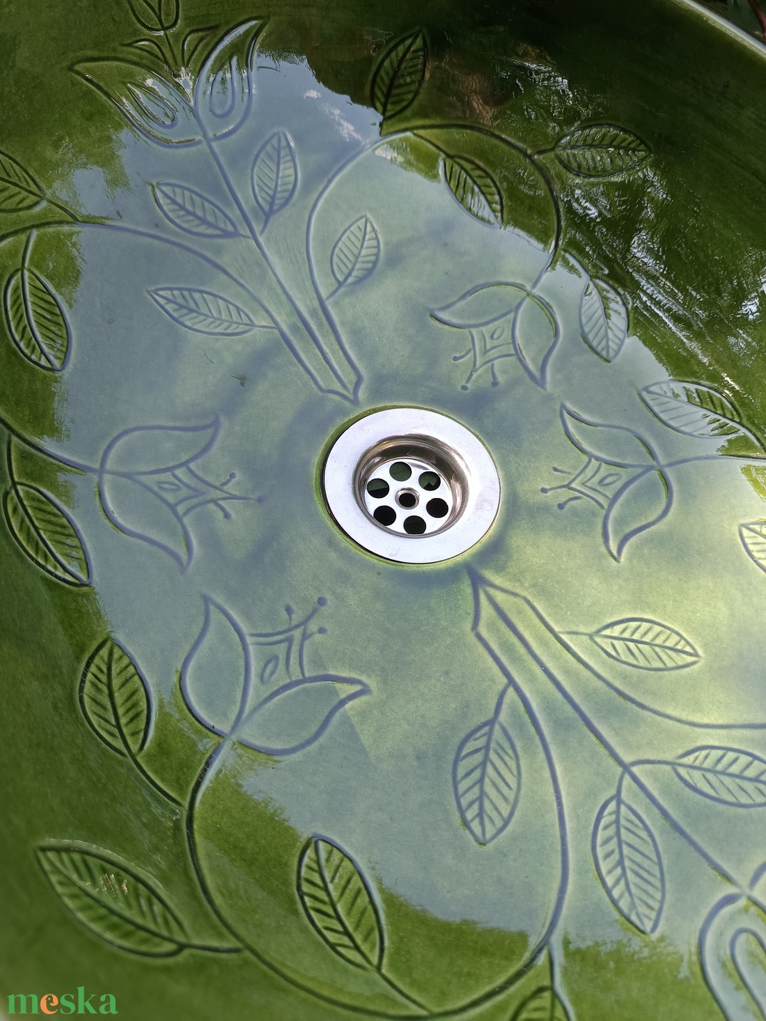 Kerámia mosdótál - otthon & életmód - fürdőszoba - mosdótál - Meska.hu