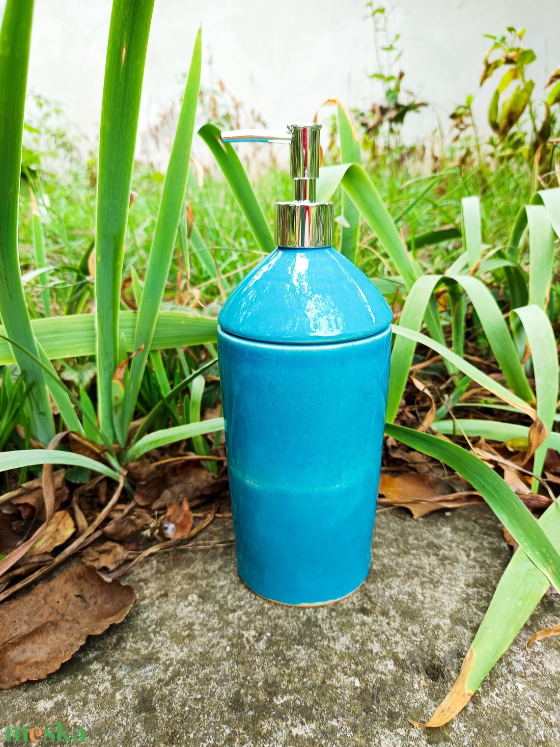 Fürdőszobai kiegészítő türkiz  - otthon & életmód - fürdőszoba - szappantartó - Meska.hu