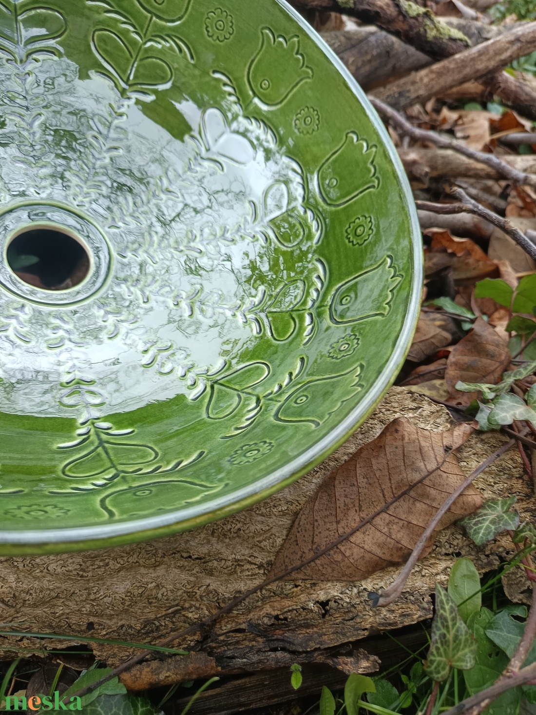 Kerámia mosdótál - otthon & életmód - fürdőszoba - mosdótál - Meska.hu